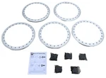 2007-24 Jeep Wrangler Jl Jk (5) 17 Simulated Beauty Rings Mopar 68362086AA New. Price: $1300.00.