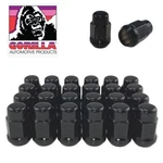 24 Gorilla Black Lug Nuts 14MM 1.50 Bulge Acorn Seat 3/4" Hex 14X1.5 41148BC New. Price: $47.95.