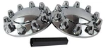 Jiuxi Abs Chrome Plastic Front Axle Kits With 33MM Threadon Nut Covers ... New. Price: $73.52.