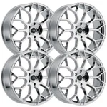 (SET-4) Vct V82 20X8.5 5X114.3 40MM Chrome Wheels Rims Inch New. Price: $1508.00.