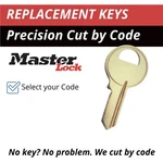 Master Padlock Replacement Key Cut To Code 2501-2750 New. Price: $7.99.