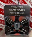 Toyota Black Chrome Alloy Wheel Locks PK456-00J00 2026 RAV4 New. Price: $59.99.