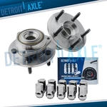Front Wheel Hub Bearings W/ 10PC Lug Nuts For 2005-2010 Dakota Mitsubishi Raider New. Price: $148.92.