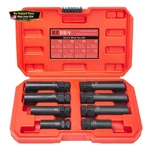 Rebra 6 Spline & 7 Lug Nut Socket Set, Drive Wheel Lock Key, 8-PIECES New. Price: $44.41.