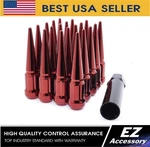 20 Pc Short Spline Spike Lug Nuts Kit Red 12X1.25 Nissan 300ZX 350Z New. Price: $39.99.