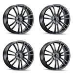 Set 22" Kraze Spectra 22X8.5 Gloss Black 5X4.25 5X4.5 Wheels 38MM Rims New. Price: $1599.96.
