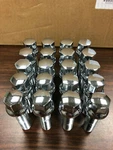 New Chrome M14X1.5 Lug 45MM Shank Ball Seat Wheel Bolts, 20PC. Price: $27.95.