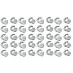 Chrome Semi Truck 33MM Push-on Flanged Lug Nut Covers Abs Plastic 40 Pack New. Price: $25.47.