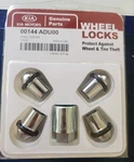 Kia Motors Wheel Lock Set 00144 ADU00 - Genuine Parts New. Price: $20.99.