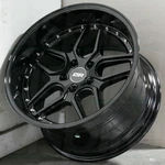 Esr CS15 Wheels 18X9.5 / 18X10.5 +22 5X114.3 Black Deep Dish Inch Rims Set New. Price: $1226.00.