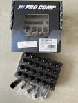 Pro Comp Black 6 Spline Lug Nuts (PART#PXA11138B) New. Price: $40.00.