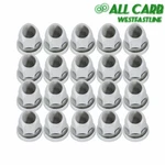 20 Pack Chrome Semi Truck Lug Nut Covers 33MM Push-on Style 3/8" Easy Install New. Price: $17.14.