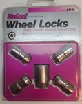 Mcgard 24138 Chrome Cone Seat Wheel Locks 1/2" - 20 Thread Size Set Of & Key New. Price: $21.00.