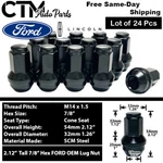 24PC Ford Oem Factory Black 14X1.5 Wheel Lug Nut F-150/EXPEDITION/NAVIGATOR New. Price: $40.69.