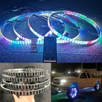 4RINGS 15.5'' Triple Row Dream Color Chasing Led Wheel Rim Lights For Truck Car New. Price: $238.50.