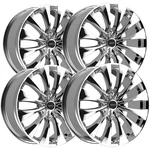 (set Of 4) Motiv 436C Margin 20X8.5 5X115/5X120 +40MM Chrome Wheels Rims New. Price: $1544.96.