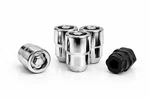 4PC Chrome Wheel Lock Set 7/16 Acorn Puzzle With Dual 19MM & 21MM Hex Key New. Price: $20.99.
