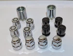 Used Oem Honda Wheel Locks With Keys Mcguard 046155 M12X1.5. Price: $80.00.