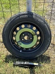 2012-2023 Volkswagen Jetta Donut Spare Tire T125/90/R16 With Jack Only Used. Price: $225.00.
