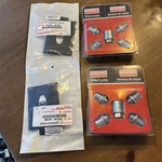 Lot Of 2 Toyota Locking Wheel Nuts, Lug With Key And Bag Storage Used. Price: $43.87.