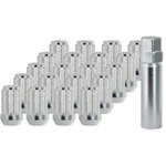 Silver Lug Nuts M12X1.50 1-PIECE Cone Seat 19MM Hex Pack Of 20 & Tool New. Price: $42.75.