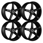 (SET-4) Strada Perfetto 26X10 6X135 26MM Gloss Black Wheels Rims Inch New. Price: $2164.00.