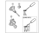 2014-2020 Hyundai Genesis Key & Cylinder Set-lock Oem New 81905B1560. Price: $130.54.