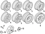 Genuine Ford Wheel Alloy NZ6Z-1007-B New. Price: $598.46.