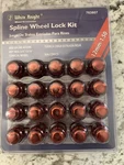 White Knight 763807 Spline Wheel Lock Kit Red 12MM - 1.5 / 20 Pc. Price: $29.94.