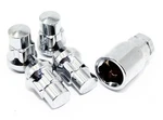 4 Chrome Locks 12X1.5 Conical Seat For Genesis Aftermarket Custom Wheels New. Price: $14.99.