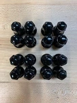 16 Excalibur Black Tapered Wheel Lugs Nuts Front Rear 10MM 1.25 14MM Hex New. Price: $12.00.