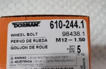 Dorman, 610-244.1, M12-1.50, 98438.1, Wheel Bolt, Pack New. Price: $13.02.