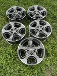 Set Of 5 Oem '07-'24 Jeep Wrangler Gladiator 17" Dark Charcoal Wheels Used. Price: $599.00.