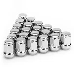 Set Of 1/2" Chrome Acorn Bulge Wheel Closed End 1/2X20 New. Price: $18.99.
