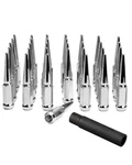 Glorider Lug Nuts, 32PCS 4.4" Chrome Spiked M14X1.5, New. Price: $93.33.