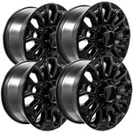 (set Of 4) Oe Concepts G21 Denali 2500 24X9 8X6.5" +15MM Gloss Black Wheels Rims New. Price: $1920.00.