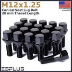 20 Lug Bolt M12X1.25 Black 28MM Shank Fit Alfa Romeo/chrysler/dodge/fiat/jeep New. Price: $30.49.