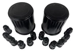 2-PACK Trailer Wheel Black Cap And Set With 12 Painted 3.75 Inch Center New. Price: $57.36.