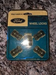 New Oem Old Stock Genuine Ford Wheel Locks # E9LY-1A043-A Rare 1986 Dated. Price: $24.99.