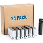 Jiiinmiiin 24PCS M14X2.0 Lug Nuts Chrome With 7 Pack, New. Price: $40.93.