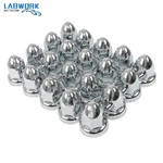 33MM Chrome Semi Truck Lug Nut Covers Push On Abs Plastic 20 Pack New. Price: $13.74.