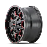 New 18X9 Mayhem Warrior Black-red Wheel/rim 6X135 ET18 8015-8937BTR18. Price: $349.99.