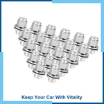20 Pcs M12 1.5 Wheel Lug Nuts For Jaguar Xf Xjr C2C35294/C2C35294010 New. Price: $20.00.
