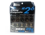Project Kics R26 Nuts - 12X1.25 Black (16 Lugs + 4 Locks) New. Price: $228.00.