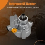 Power Steering Pump For Chevrolet Malibu Pontiac G6 Saturn 3.5L 08-2010 10319393 New. Price: $52.00.