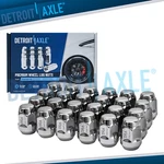 24PC Chrome 14X1.5 Wheel Lug Nuts For Chevy Gmc K1500 K2500 Escalade Tahoe Yukon New. Price: $29.67.