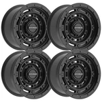 (SET-4) Fittipaldi Offroad FT107SB 17X9 8X165.1 -12MM Black Wheels Rims Inch New. Price: $1104.00.