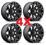 18" Black Milled Wheels Rims Fuel Assault Tundra Ram New. Price: $1732.00.