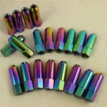 Neo Chrome M12X1.5 20PCS 60MM Jdmspeed Extended Aluminum Tuner Racing Lug Nuts New. Price: $23.97.