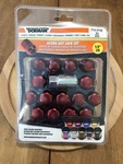 Dorman 713-275E Red Acorn Wheel Nut Lock Set 1/2" 20 Pack New. Price: $40.00.